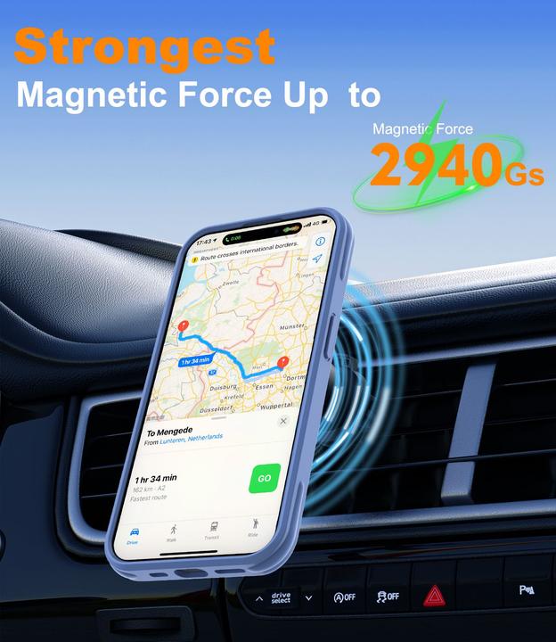 Image du produit Cadorabo Coque pour Apple iPhone 15 PRO MAX compatible MagSafe (Apple iPhone 15 Pro Max)