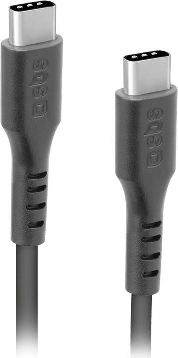 Image du produit SBS Câble de données USB type-C vers connecteur USB type C (1,5 m), noir (1.50 m, USB 2.0)