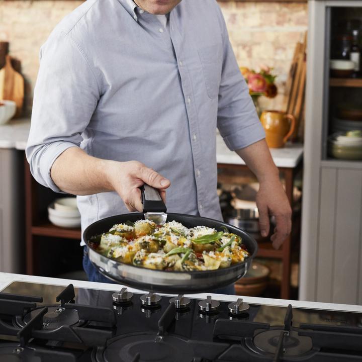 Image du produit Tefal Jamie Oliver Ingenio G6 (28 cm, Casserole à manche, Casserole, Poêle à frire, Acier inoxydable)