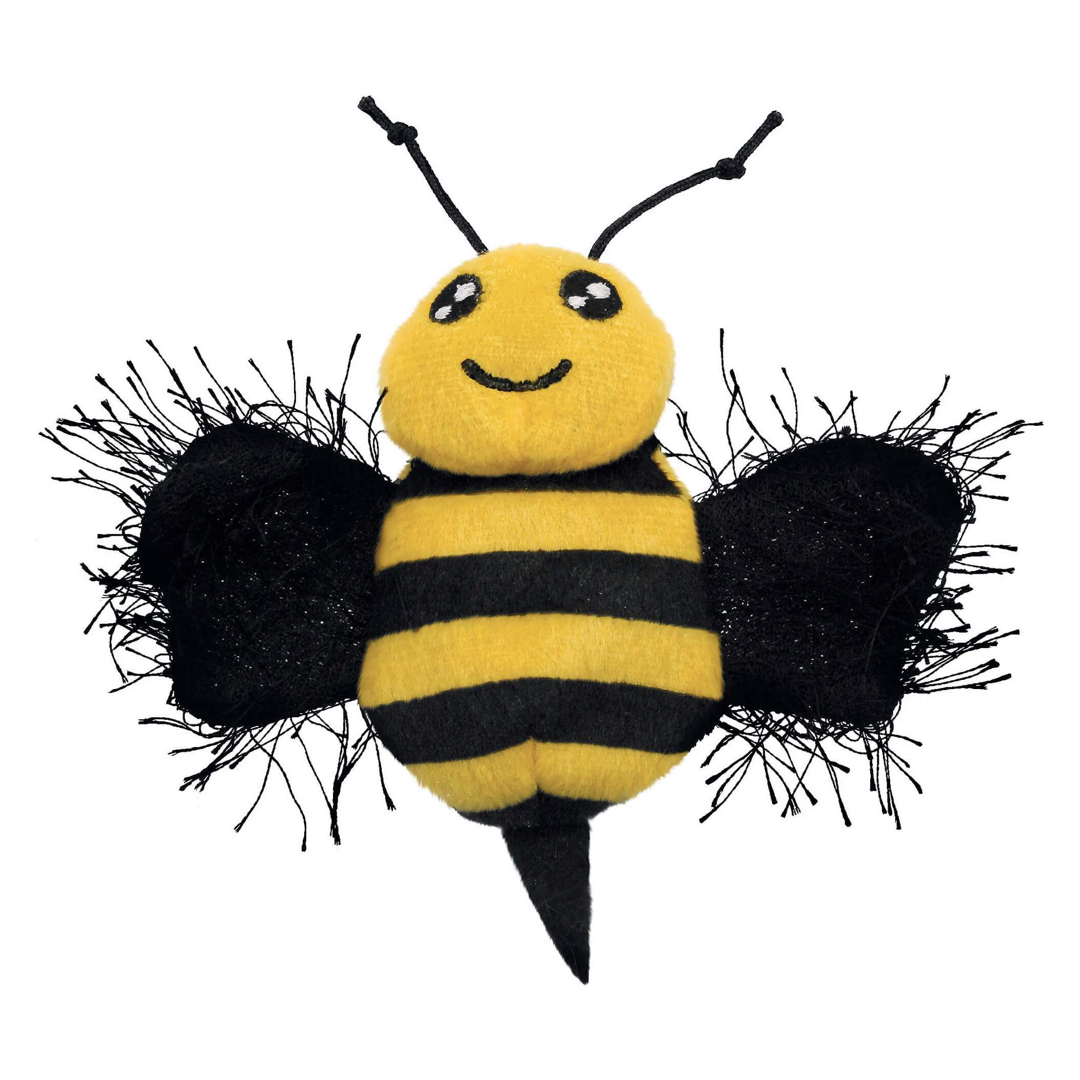 Kong Jouet Better Buzz Bee À L'herbe À Chat Pour Chat 12 Cm