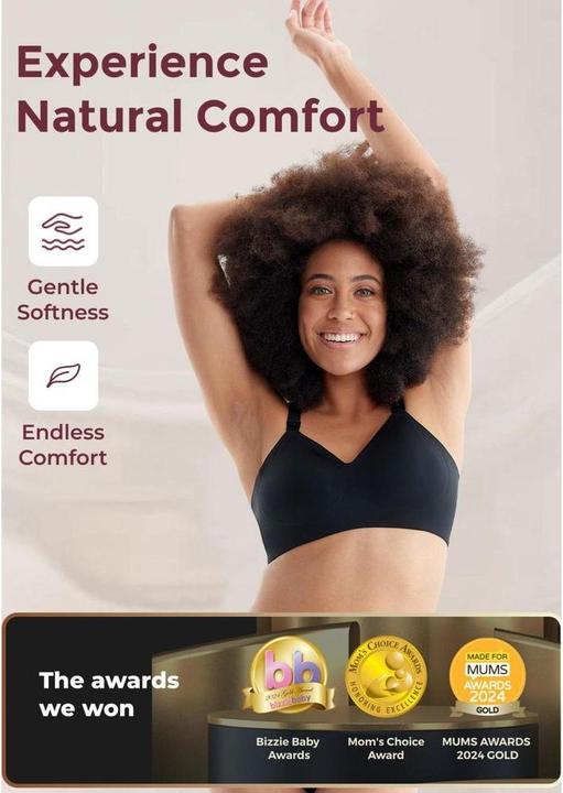 Actual product image Momcozy Nursing Bra YN21 (L) (L)