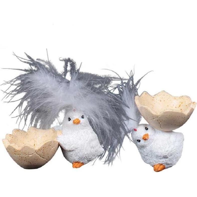 Seyko Geschenke Küken "Chip & Chap" Eierbecher, 4 - 5 cm, Eierbecher