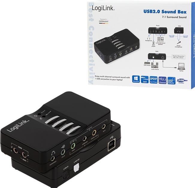 Produktbild LogiLink Sound Box 7.1 (USB 2.0)