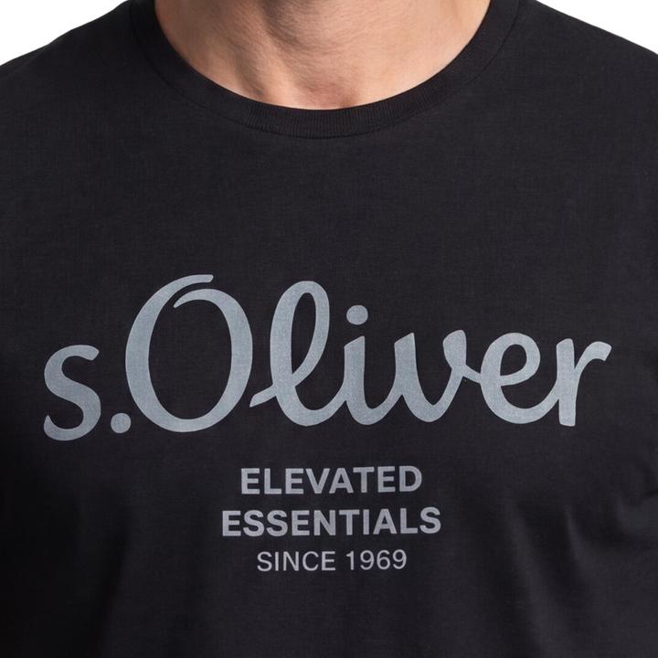 Produktbild s.Oliver Fashion - Basic - T-Shirt - 3er Pack (S Schwarz) (S)