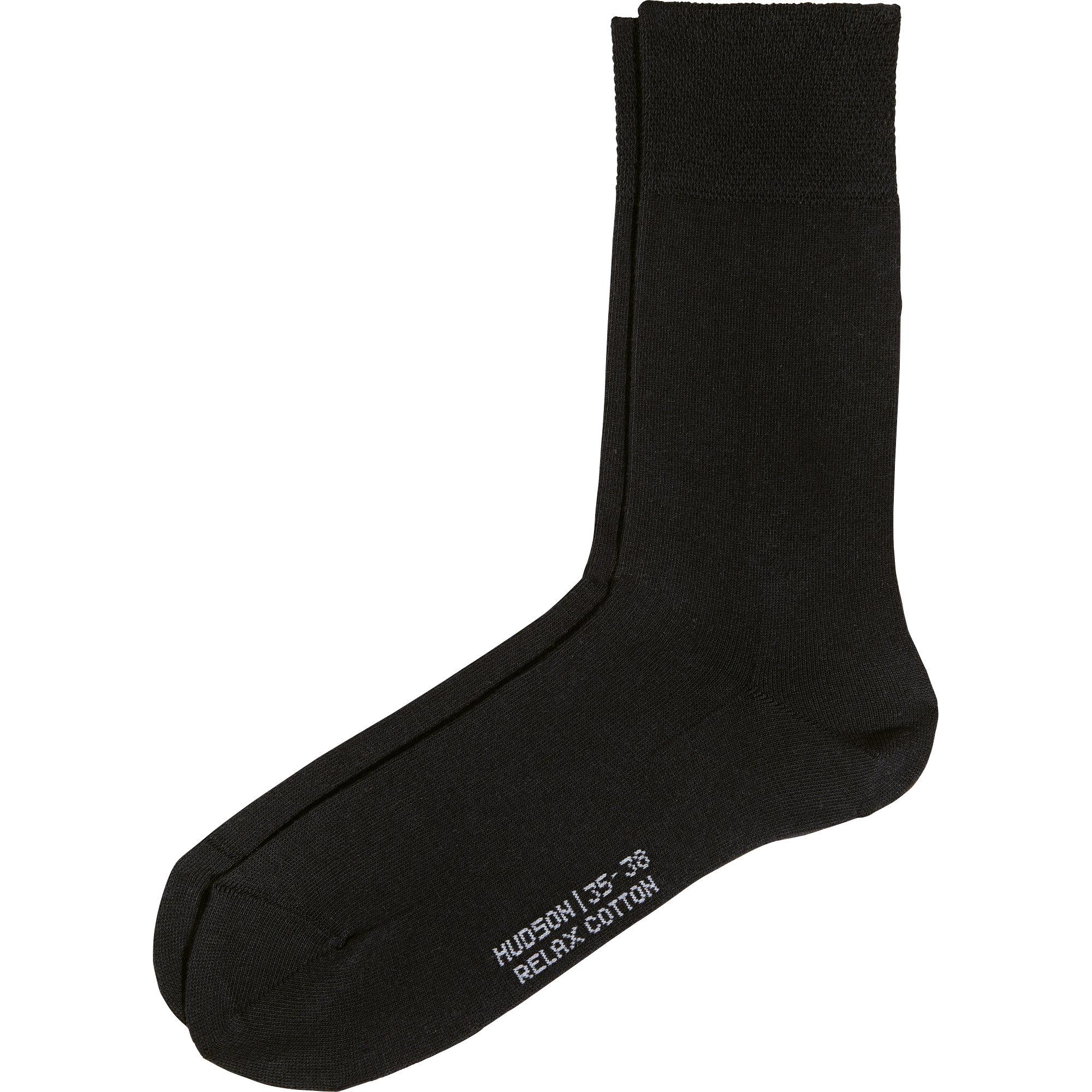 Thumbnail - Hudson, Damen, Socken, Relax Cotton, Schwarz, (Einzelpack, 39 - 42)