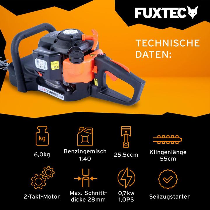 Produktbild Fuxtec FX-MH126 (Benzinbetrieb)