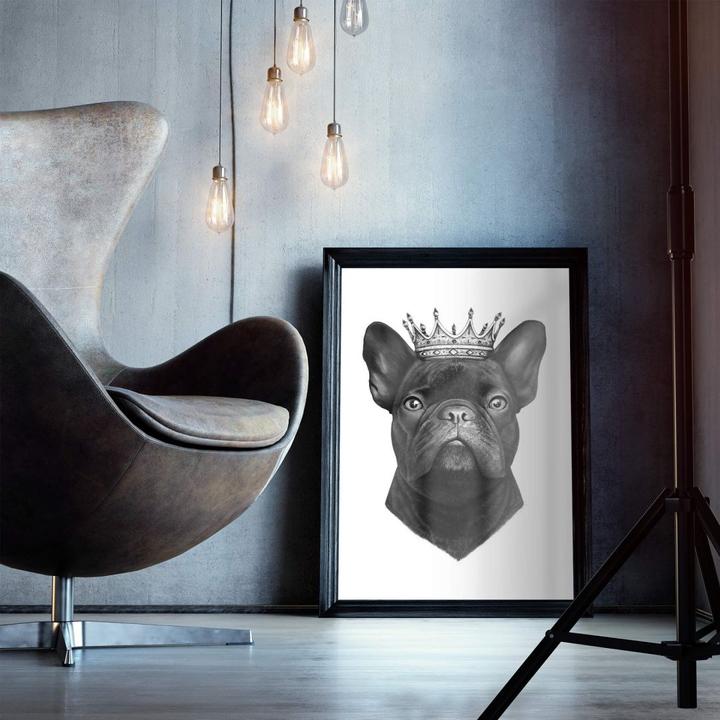 Immagine prodotto Trenddeko Re bulldog francese (24 x 30 cm)