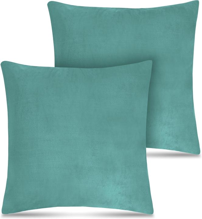 Actual product image Aspero 2 cushion covers "Vora" blue (60 x 60 cm)