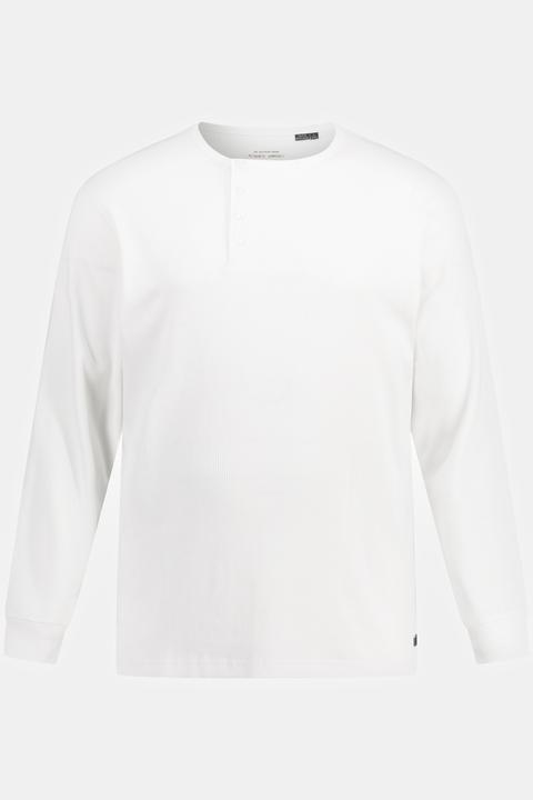 Actual product image JP1880 Long Sleeve Henley (5XL)