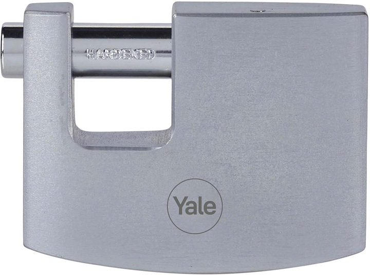 Actual product image Yale Y124B/60/110/1 padlock 60 mm silver key lock