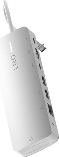 Actual product image LINQ Connects 9in1 PRO SSD 140W USB-C Multiport Hub (USB-C, 9 Ports)