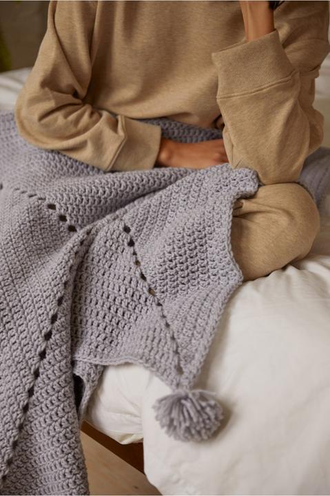 Actual product image DMC Crochet set Mindful Making cosy blanket