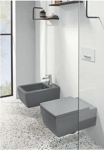 Actual product image Villeroy & Boch V&B WC seat MEMENTO 2.0 QuickRelease u SC function graphite