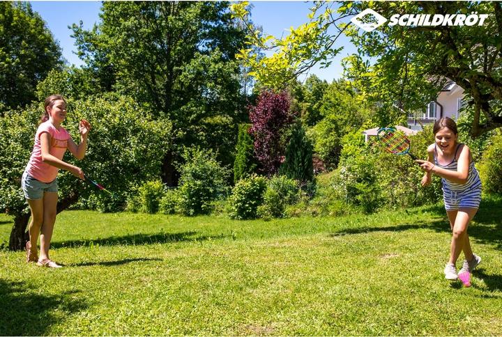 Actual product image MTS Badminton set Schildkröt Junior 2 rackets 2 balls (Covered)