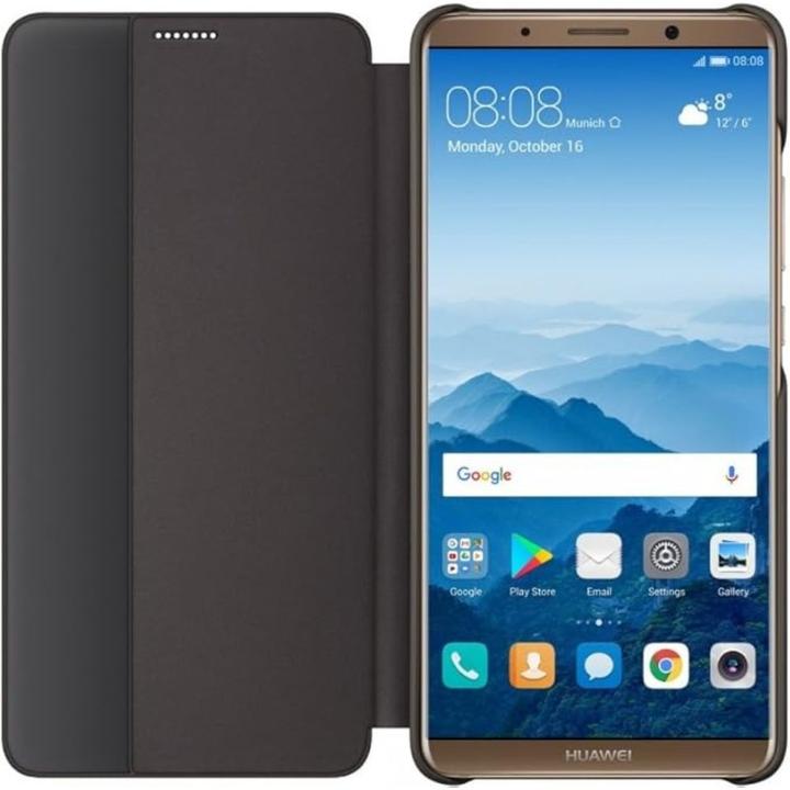 Produktbild Huawei Leder Flip Case Mate 10 Braun (Huawei Mate 10)