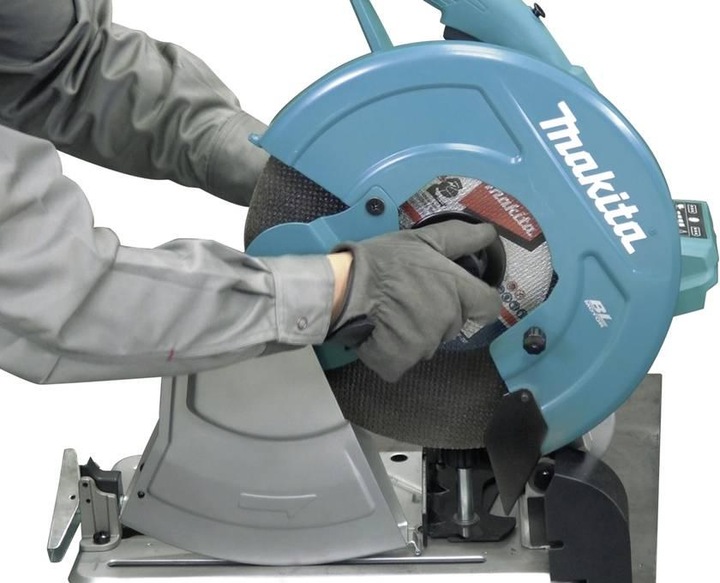 Immagine prodotto Makita Smerigliatrice a batteria 2x18V DLW140 (Troncatrice, 140 W)