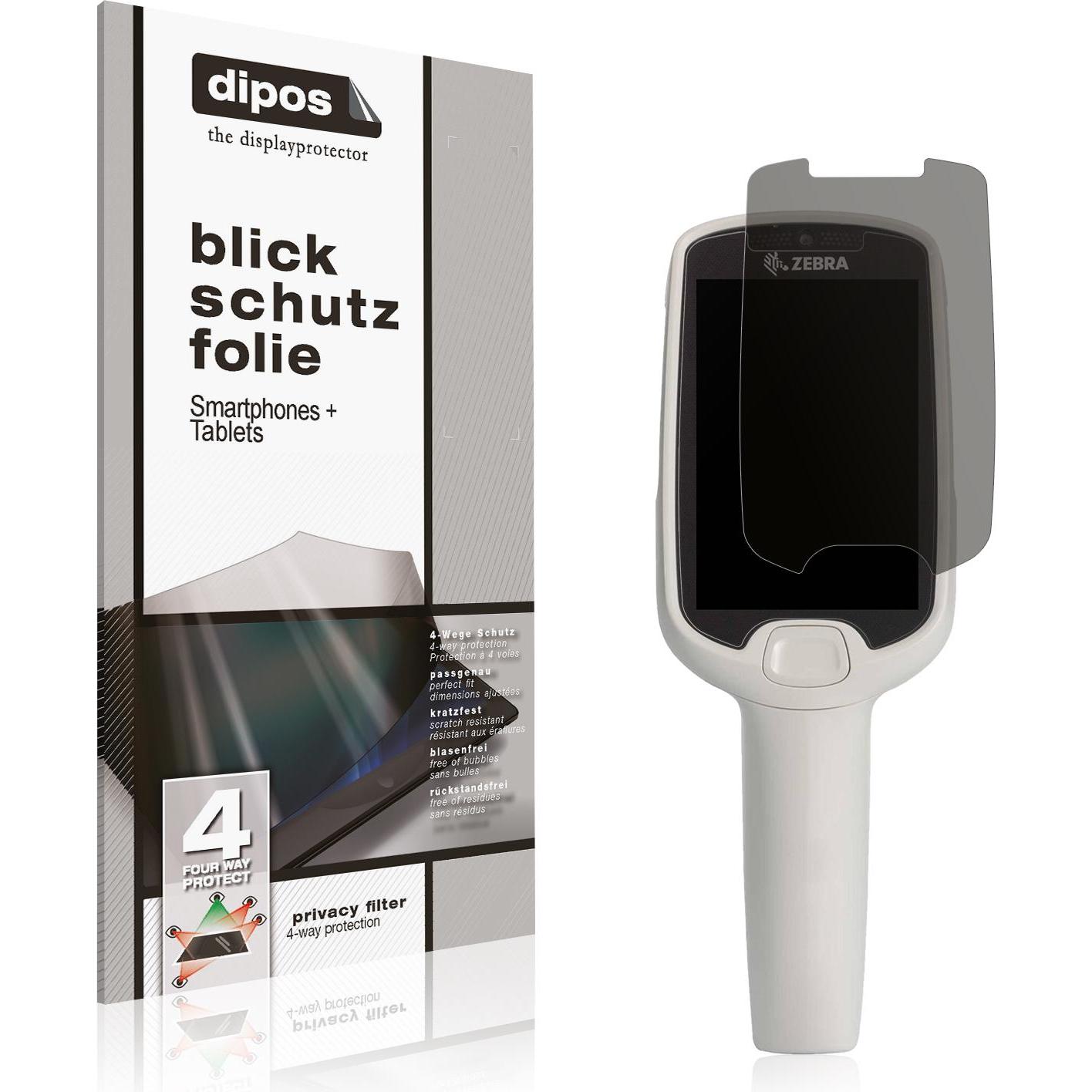 Dipos Privacy Blickschutzfolie 4-Way, Barcode-Scanner Zubehör