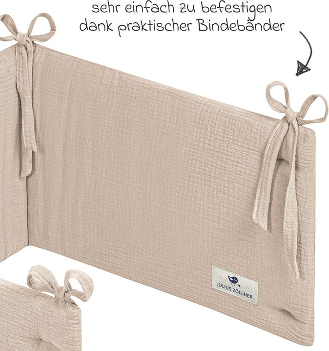 Actual product image Julius Zöllner Bed Nest Muslin 180 x 35 cm