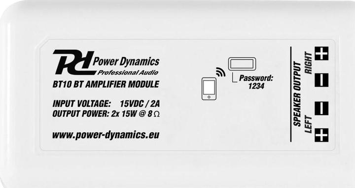 Actual product image Power Dynamics BT10 (Amplifier)