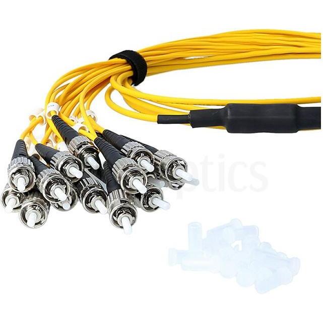 Thumbnail - BlueOptics LWL MTP/8xST Duplex Breakout Kabel G.657.A1 Singlemode 20 Meter (20 m), Netzwerkkabel