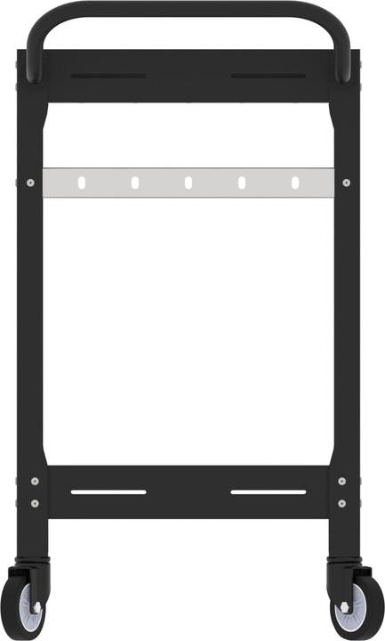 Actual product image Casa.Pro Outdoor Servierwagen Bard Stahl 72x77x38 cm Schwarz