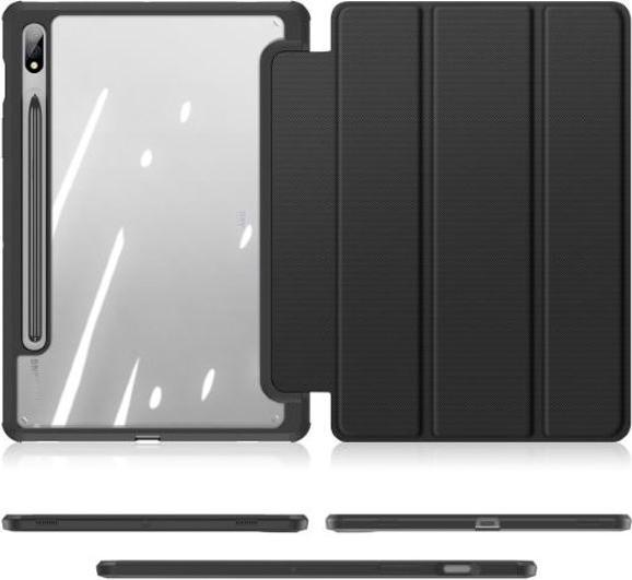 Productafbeelding Dux Ducis Toby Serie Leren Boekomslag Hoesje (Galaxy Tab S8, Galaxy Tab S7)