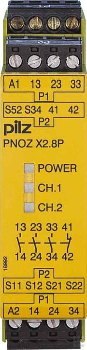 Produktbild Pilz Sicherheitsrelais PNOZ X2.8P