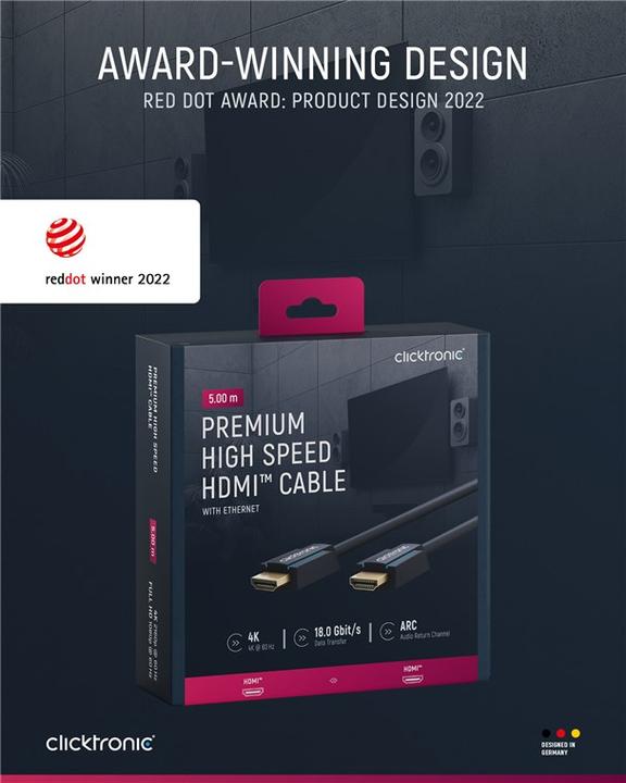 Productafbeelding Goobay HDMI (Type A) - HDMI (Type A) (5 m, HDMI)