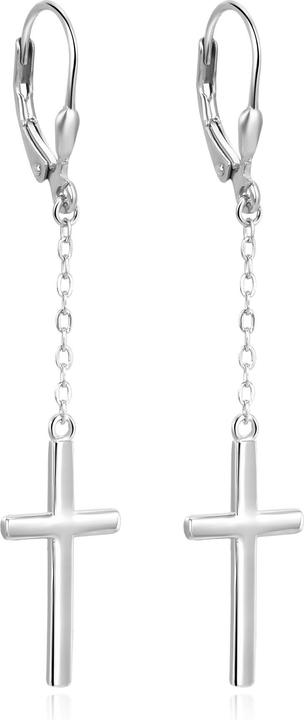 Produktbild Beneto Flattering silver dangle earrings AGUC3351 (Silber)