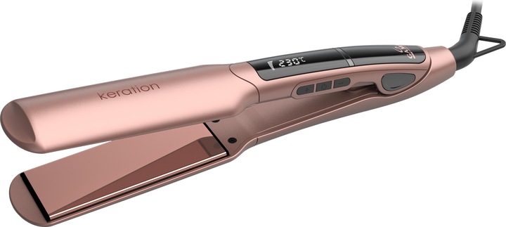 Actual product image GAMA GA.MA X-Wide Keration, Straightening iron, Warm, 150 °C, 210 °C, Pink, 185 m (Straightening iron)