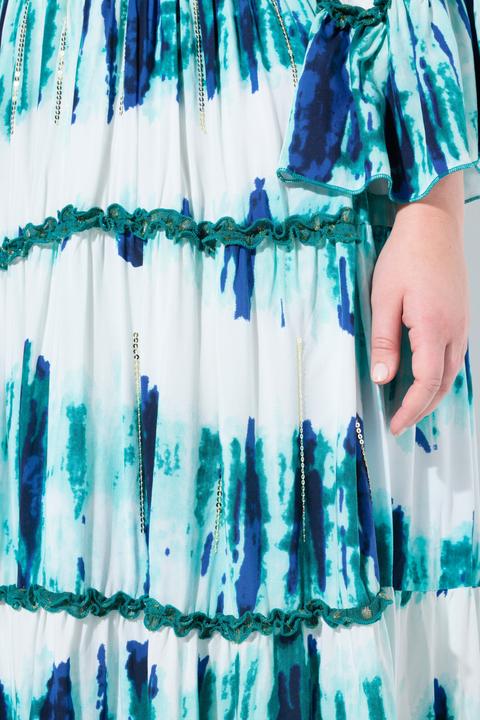 Image du produit Miamoda Maxikleid, A-Linie, Stickereien, Batik-Streifen (52)