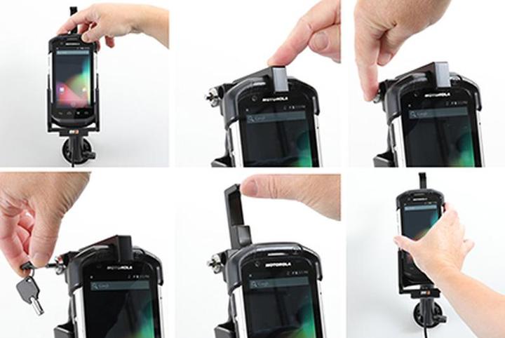 Actual product image Brodit 216237 Bracket Zebra TC7X