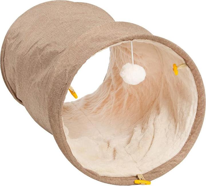 CanadianCat Tunnel di gioco per gatti, 35 x 70 cm (Tunnel del gatto)