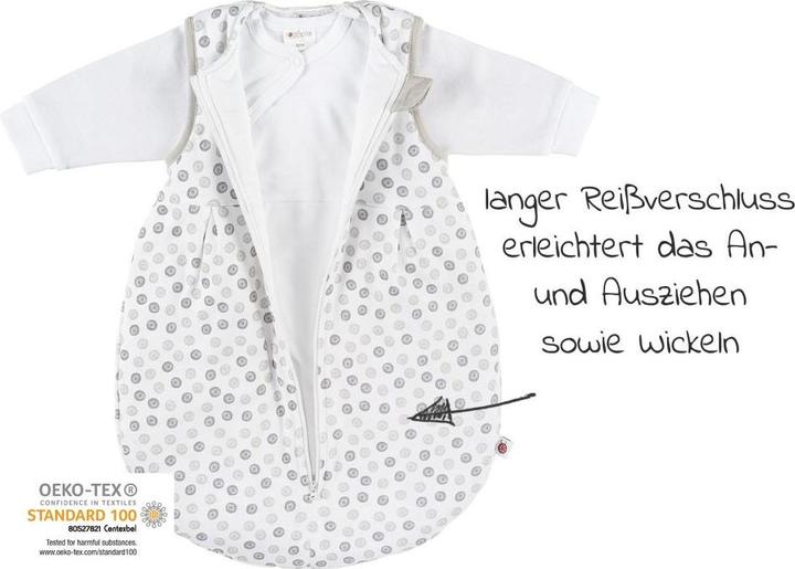 Immagine prodotto Coconette Sacchi a pelo Set di sacchi a pelo da 2 pezzi - Circle White Grey - (Invernale)