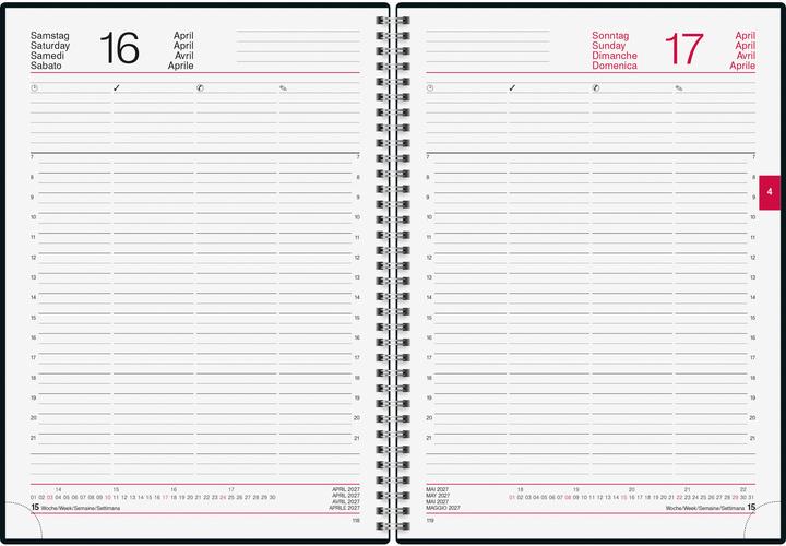 Produktbild Ridoide CONFORM - Buchkalender (1 Tag / 1 Seite)