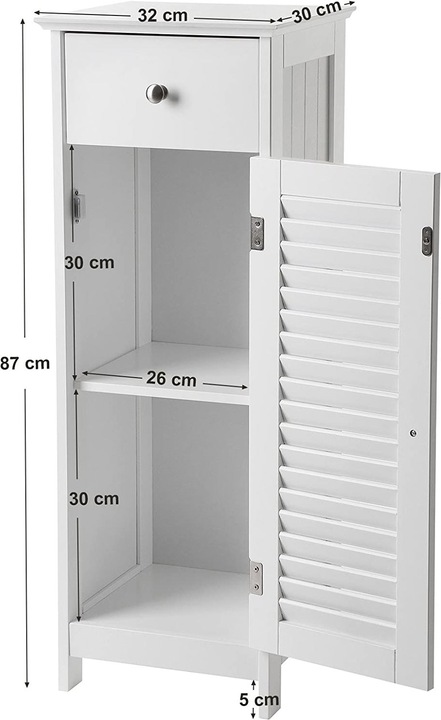 Actual product image Vasagle Woody (32 x 30 x 87 cm)