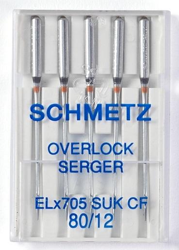 Image du produit Prym Aiguille machine à coudre surjeteuse NM80, SB5, ELX705 SUK CF
