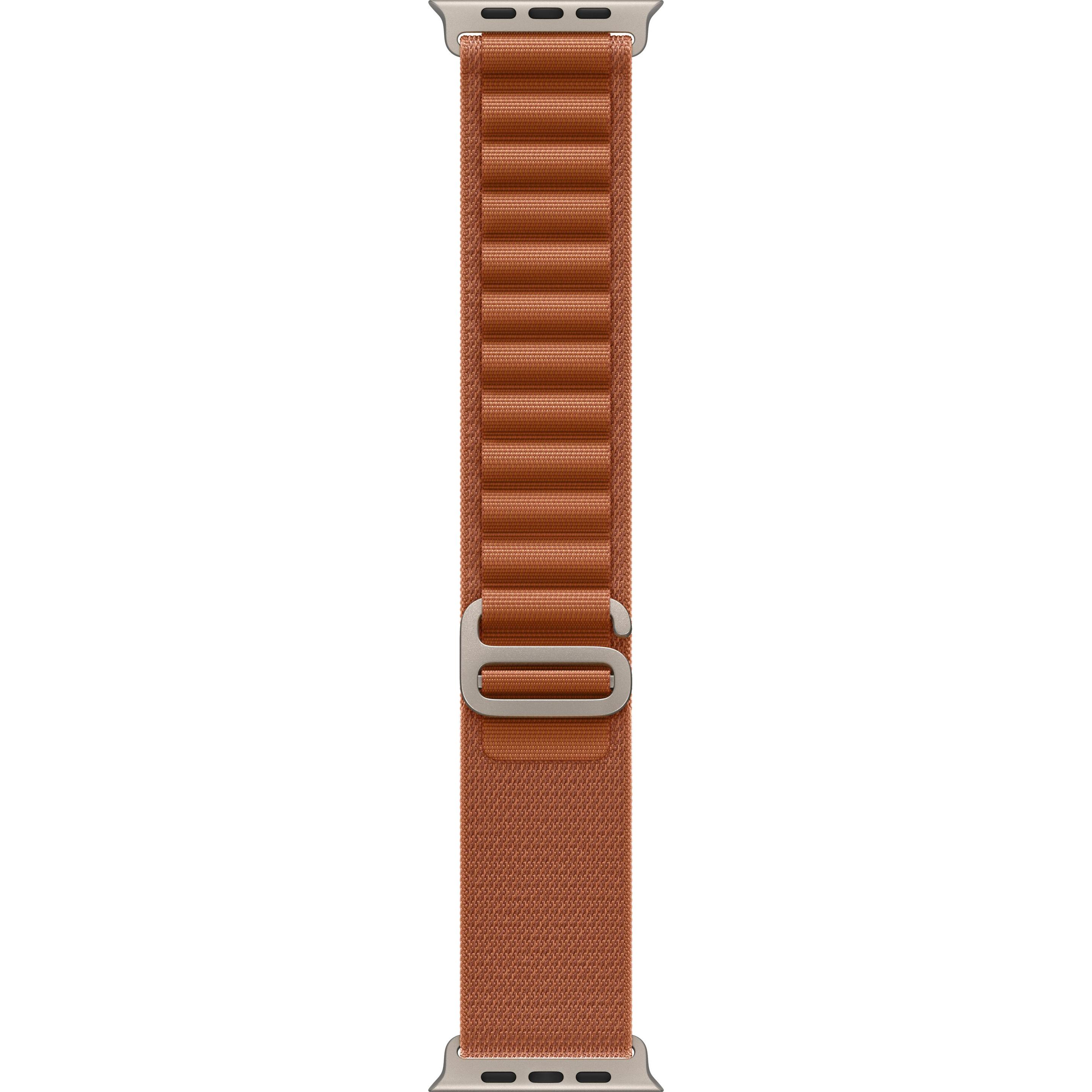 Apple Alpine Loop (49 mm, 100% recycelter Polyester, 100 % recyceltes Elastan), Uhrenarmband, Braun