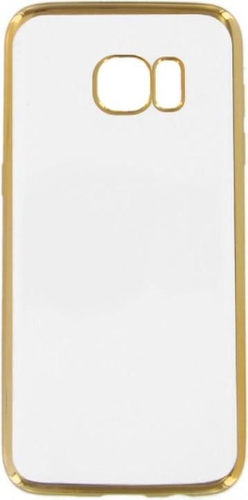 Actual product image OEM TPU Case LINE for Samsung Galaxy S7 Edge Gold (Samsung Galaxy S7 Edge)