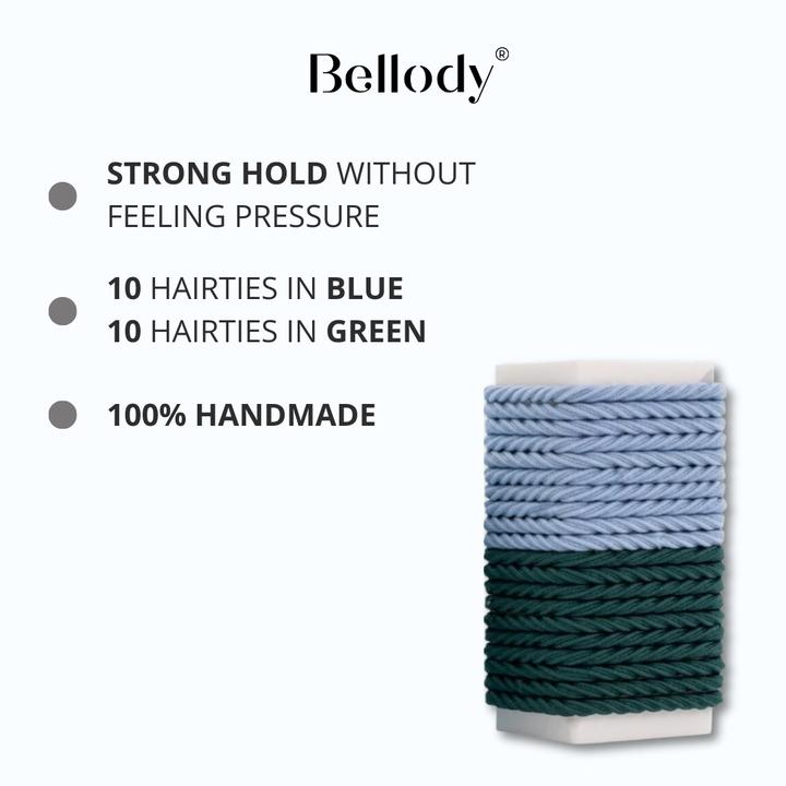 Produktbild Bellody Minis Haargummis Quetzal Green/Seychelles Blue (Haargummi)