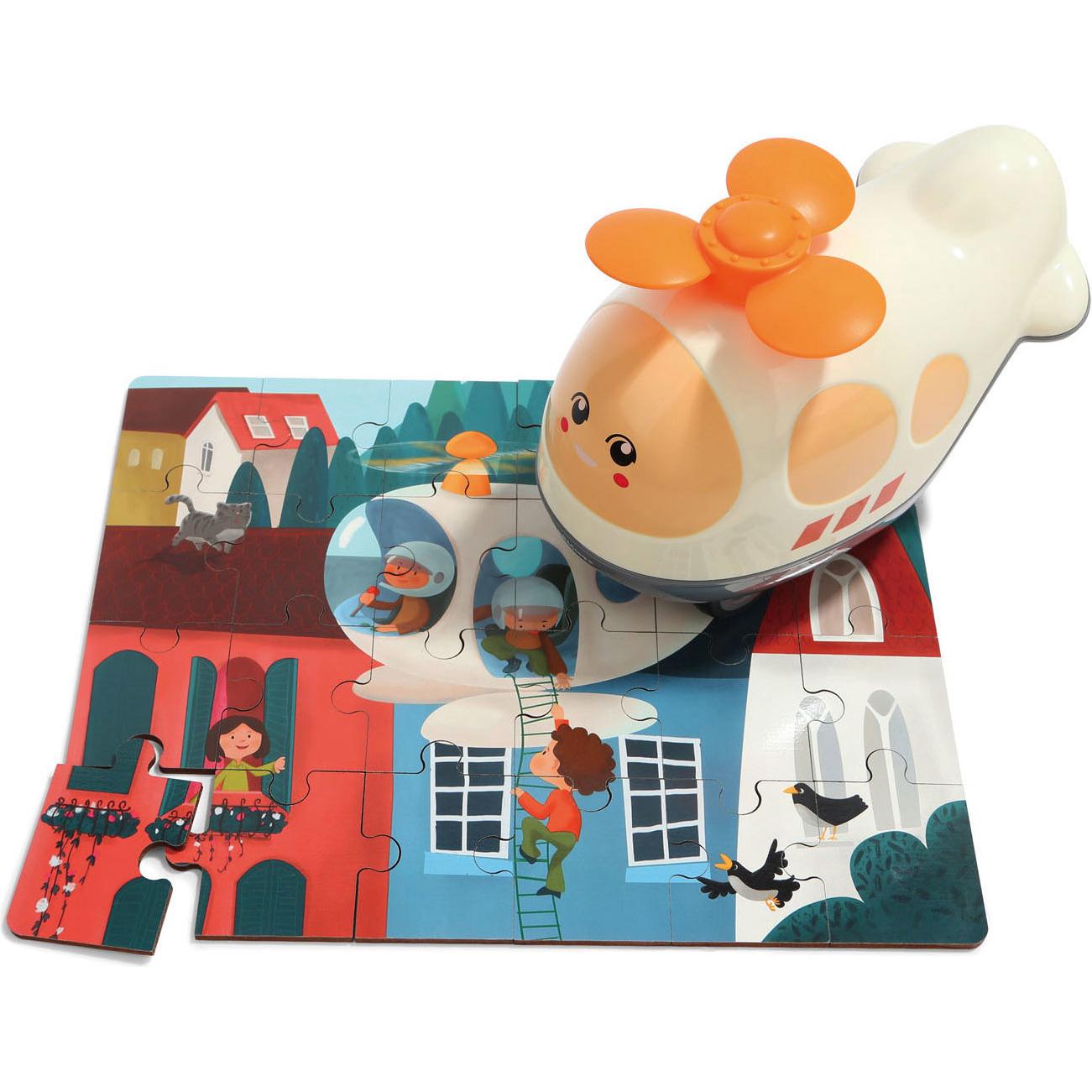 Topbright Toys Houten Legpuzzel Reddingsactie met Helikopter, 24st. (24 Teile)