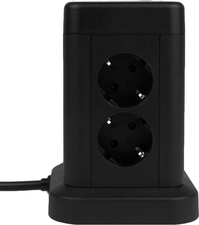 Productafbeelding Huslog Verticaal verlengsnoer met USB (12x, Type 23, USB-A, USB-C)