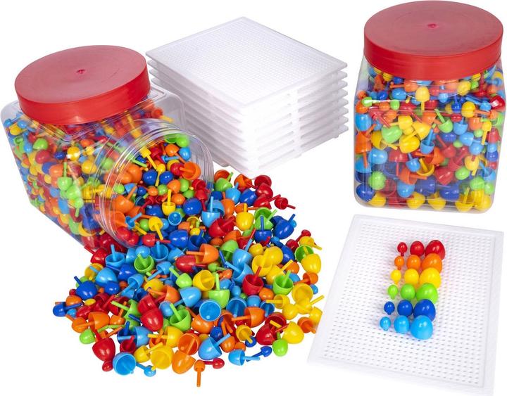 Image du produit Quercetti Insteek Mozaïek Pins Navulbox Mélangé