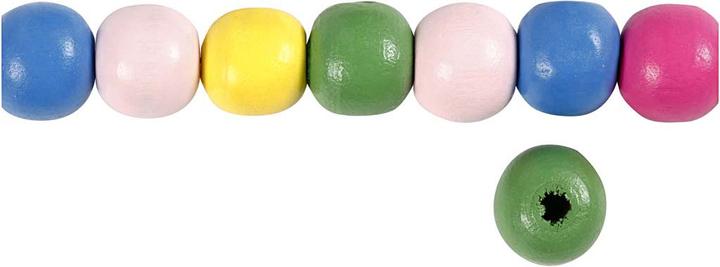 Actual product image Creativ Company Houten Kralen Mix 10mm, 22gr
