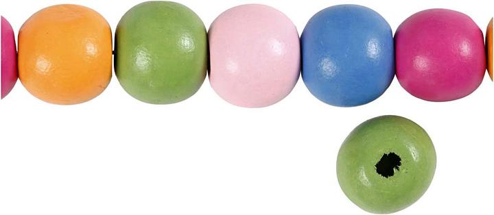 Actual product image Creativ Company Houten Kralen Mix 12mm, 22gr