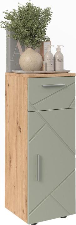 Produktbild Vicco Midischrank Irma, Salbeigrün/Artisan, 30 x 81 cm (30 x 30 x 81 cm)