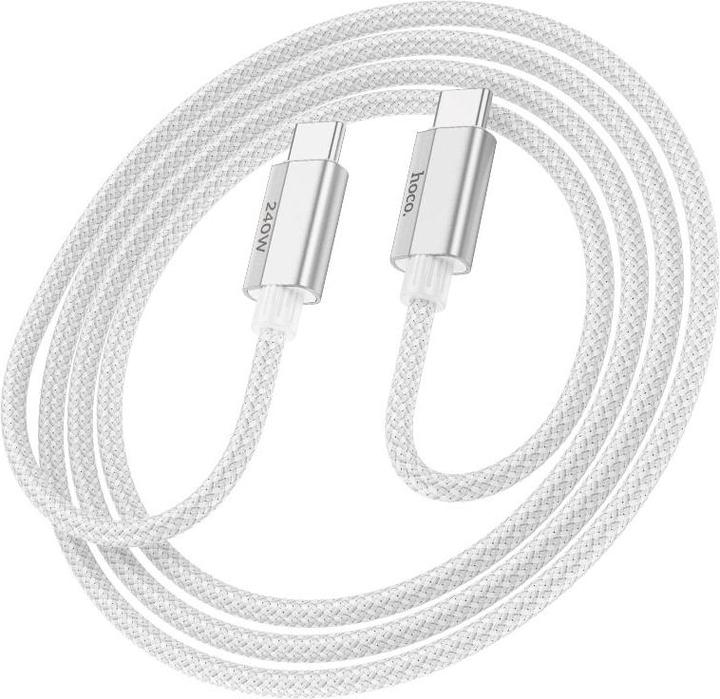 Actual product image Hoco USB-C to USB-C U134, 240W, 1.8m, Grey (1.80 m, 240 W)