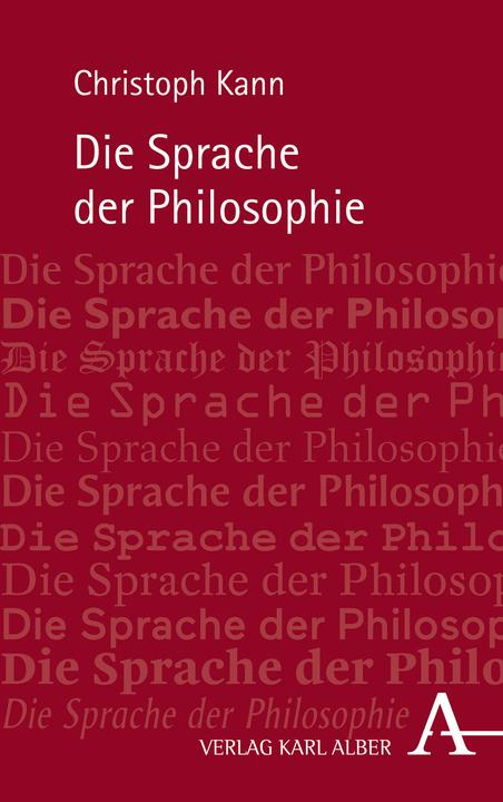 Produktbild Die Sprache der Philosophie (Deutsch, 2021)