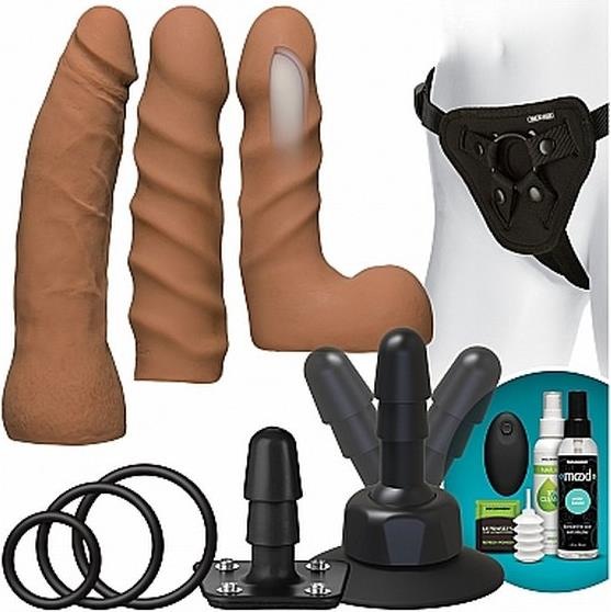 Produktbild Doc Johnson Vibrating Dual Density Starter Set Caramel