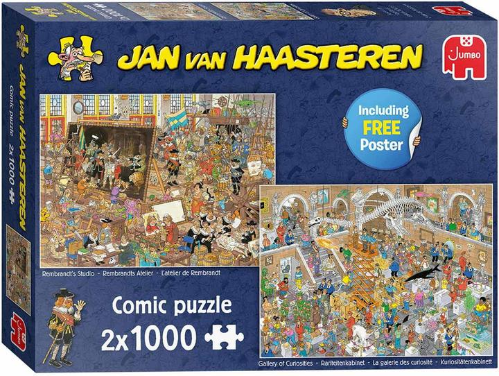 Actual product image Jumbo Jan van Haasteren - A day in the museum (1000 pieces)